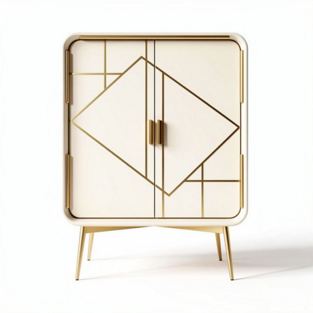 Szuflada do przechowywania w biurze z płyty MDF i metalu - 80 x 40 x 100cm